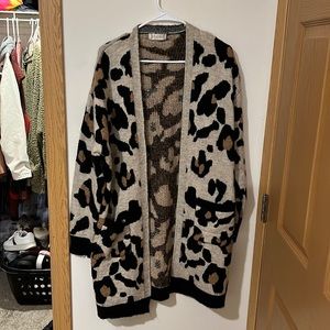 Altar’d State Leopard Print Cardigan